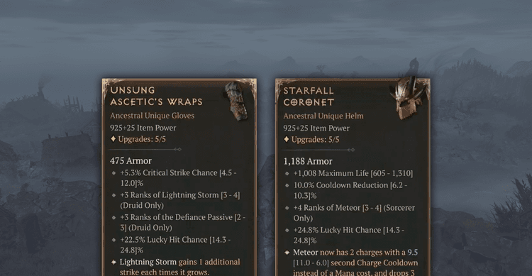 2 New Uniques Announced for Diablo IV Season 3